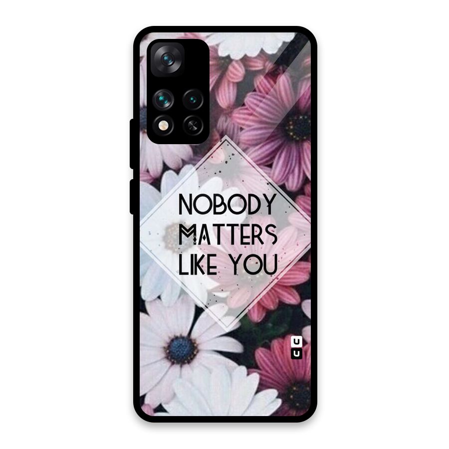 You Matter Glass Back Case for Xiaomi 11i HyperCharge 5G