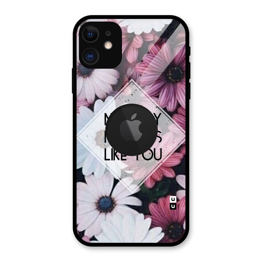 You Matter Glass Back Case for iPhone 11 Logo Cut