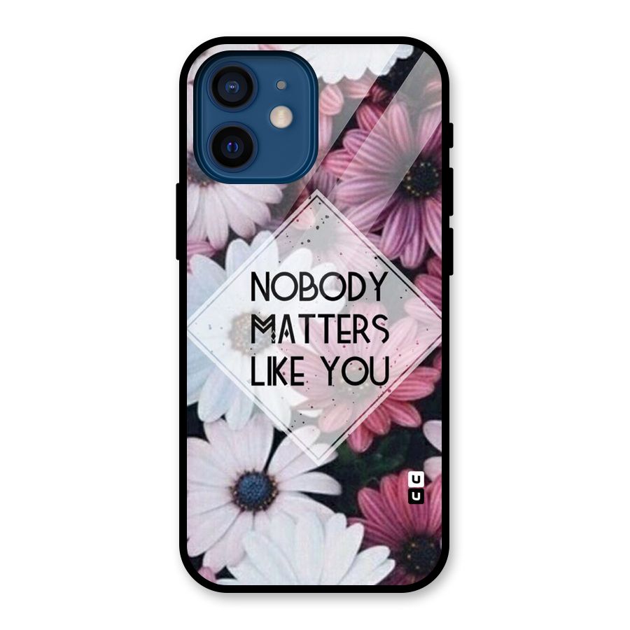 You Matter Glass Back Case for iPhone 12 Mini