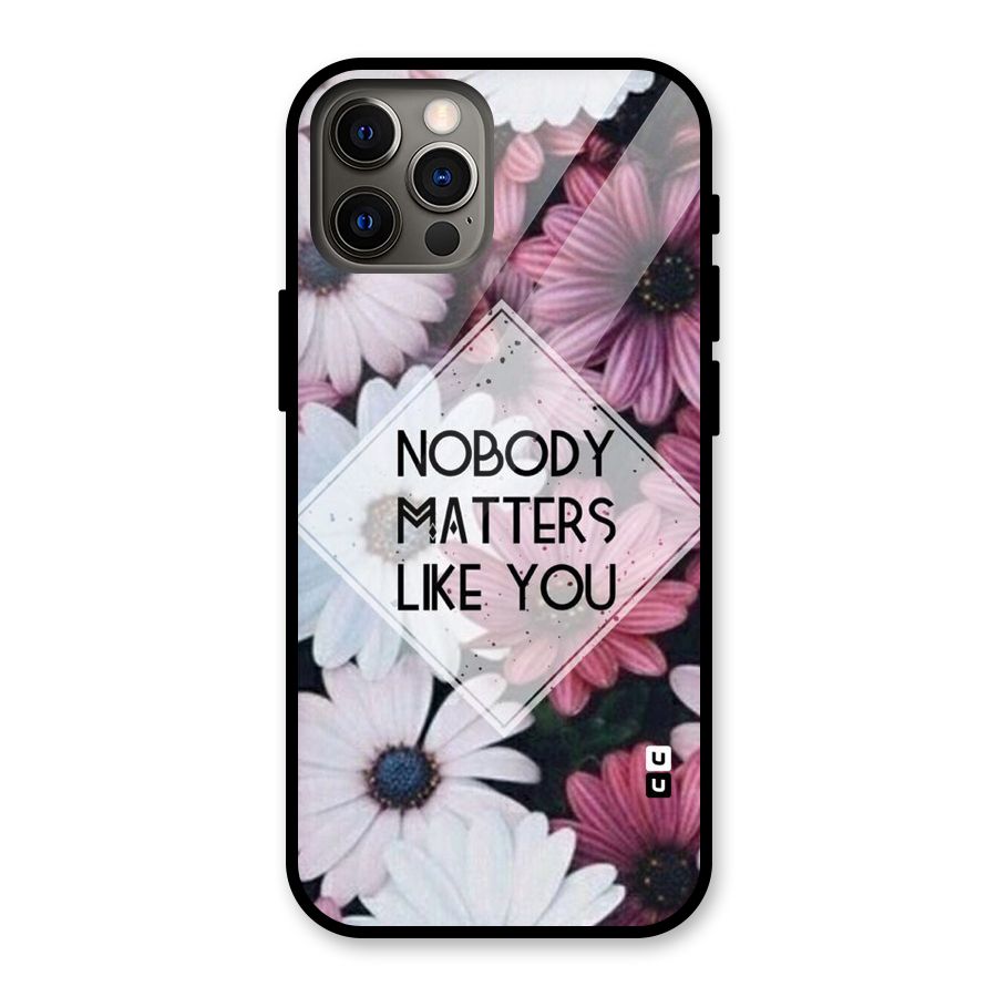 You Matter Glass Back Case for iPhone 12 Pro