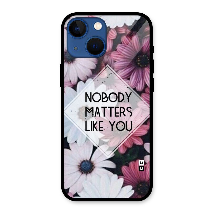 You Matter Glass Back Case for iPhone 13 Mini