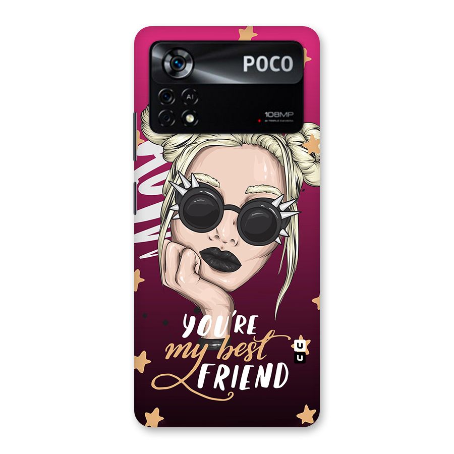 You My Best Friend Back Case for Poco X4 Pro 5G