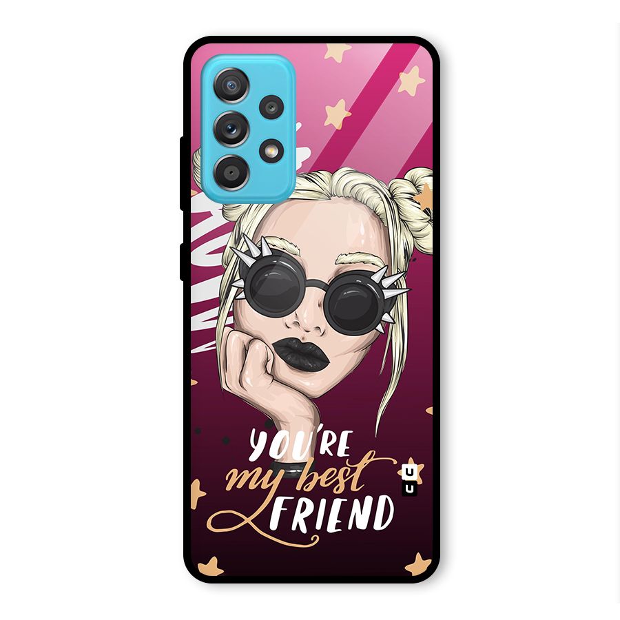 You My Best Friend Glass Back Case for Galaxy A52s 5G