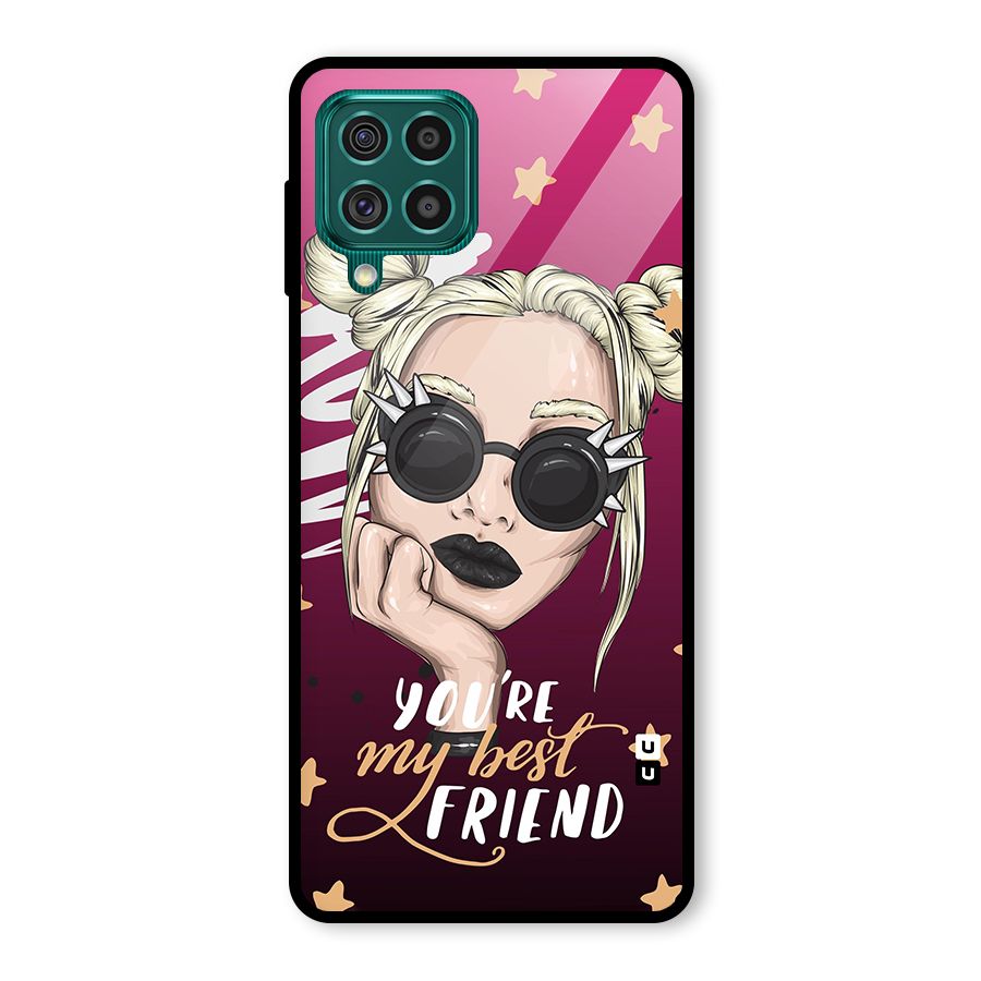 You My Best Friend Glass Back Case for Galaxy F62