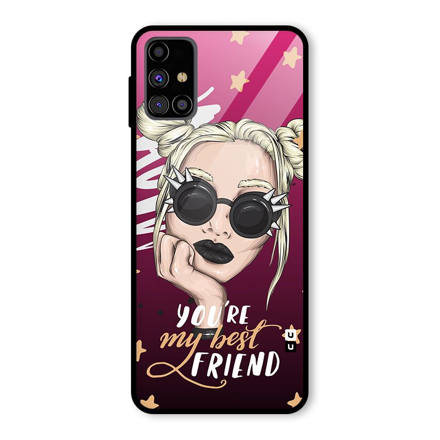 You My Best Friend Glass Back Case for Galaxy M31s