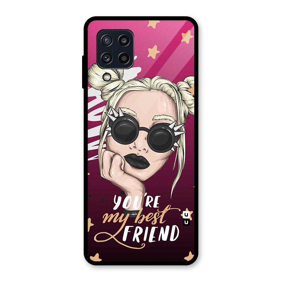 You My Best Friend Glass Back Case for Galaxy M32