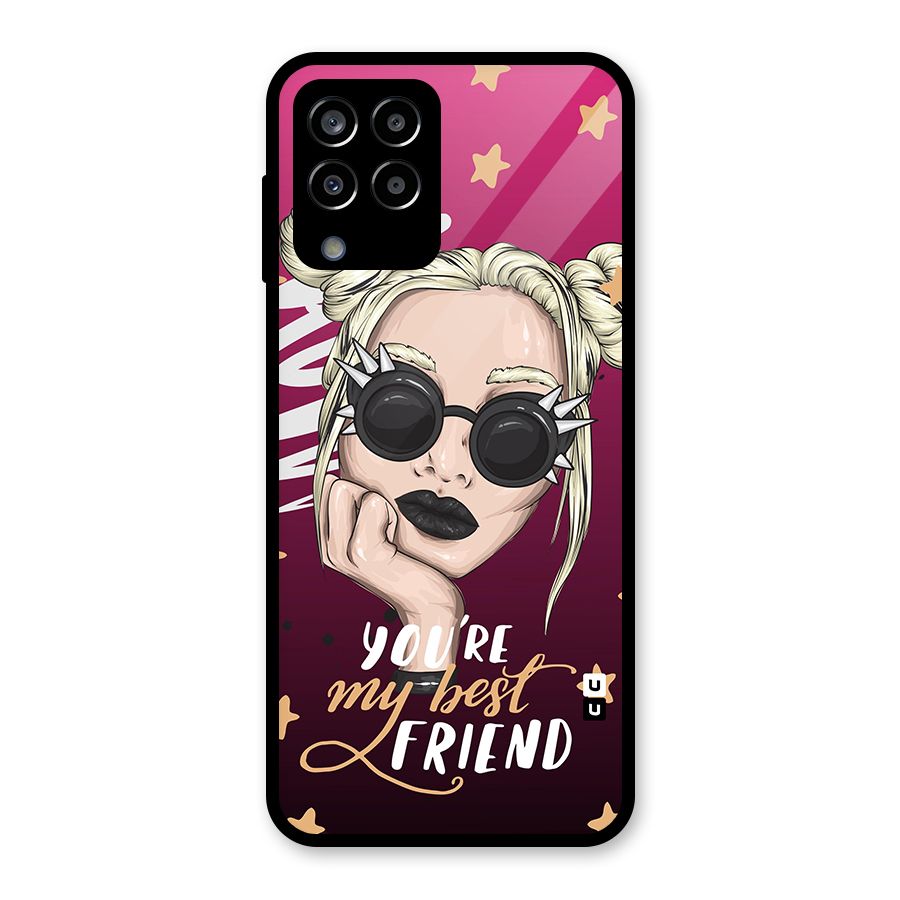 You My Best Friend Glass Back Case for Galaxy M33