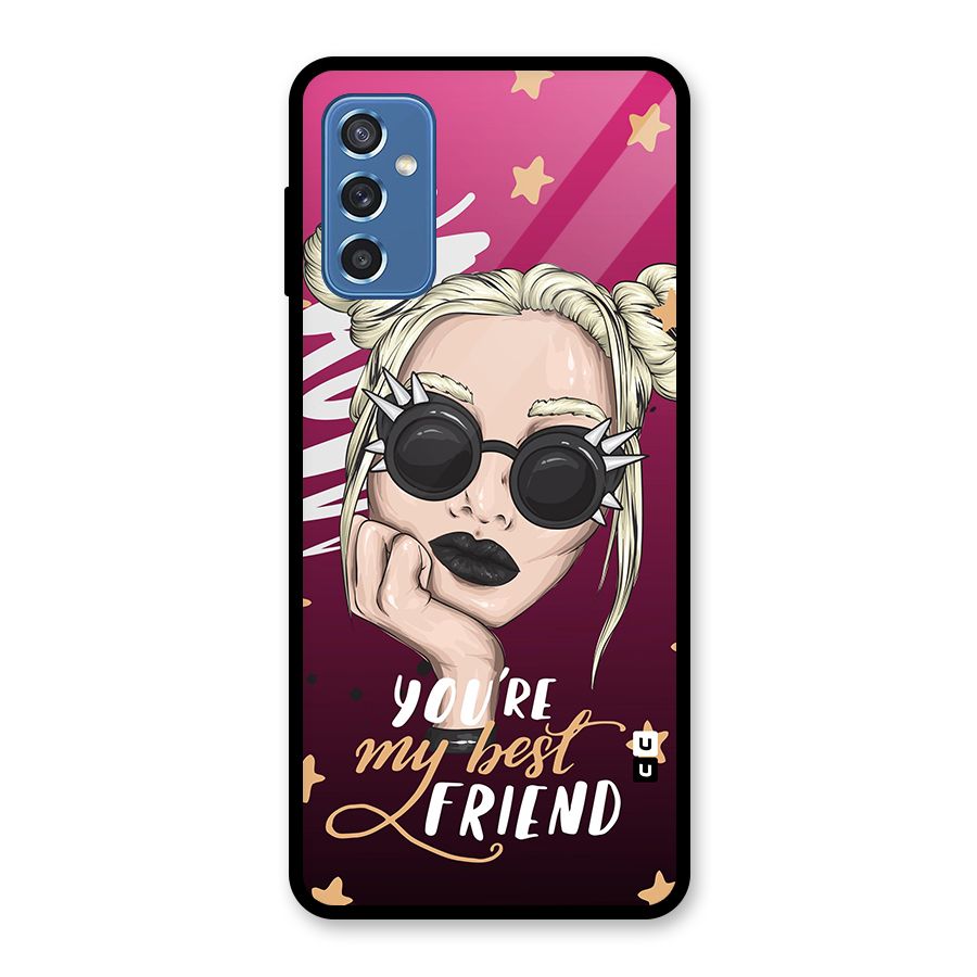 You My Best Friend Glass Back Case for Galaxy M52 5G