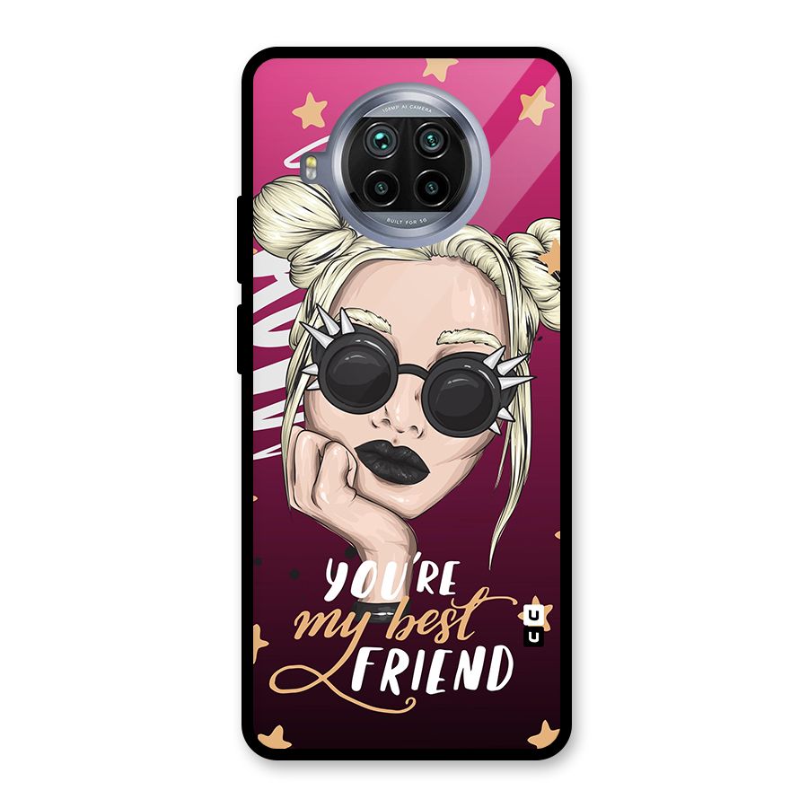 You My Best Friend Glass Back Case for Mi 10i