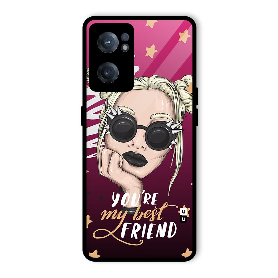 You My Best Friend Glass Back Case for OnePlus Nord CE 2 5G