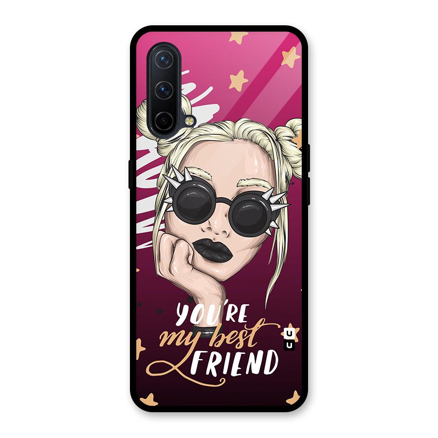 You My Best Friend Glass Back Case for OnePlus Nord CE 5G