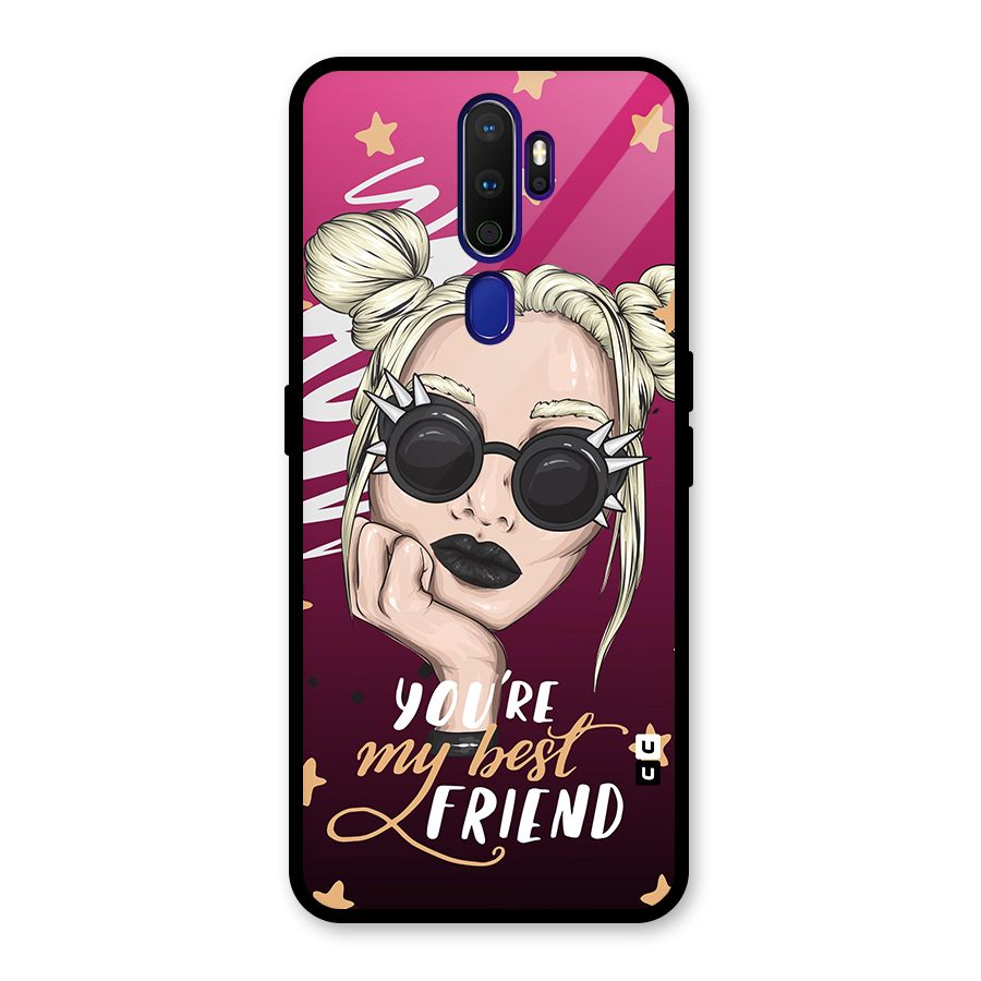 You My Best Friend Glass Back Case for Oppo A9 (2020)