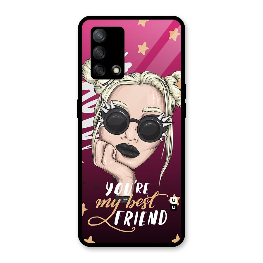 You My Best Friend Glass Back Case for Oppo F19