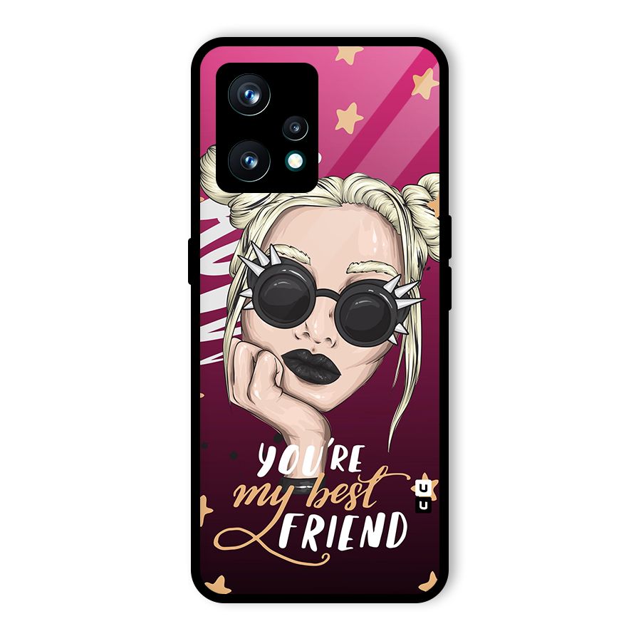 You My Best Friend Glass Back Case for Realme 9 Pro Plus 5G