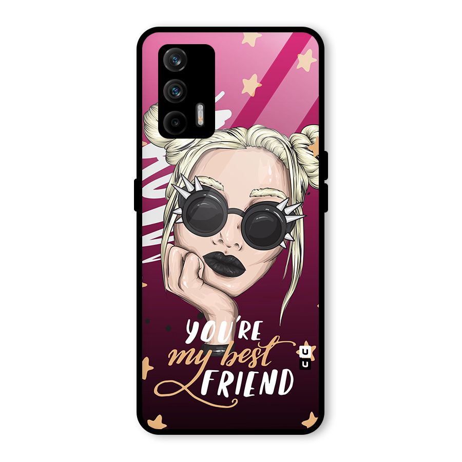 You My Best Friend Glass Back Case for Realme GT 5G