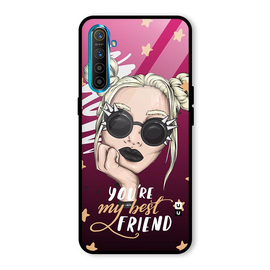 You My Best Friend Glass Back Case for Realme XT