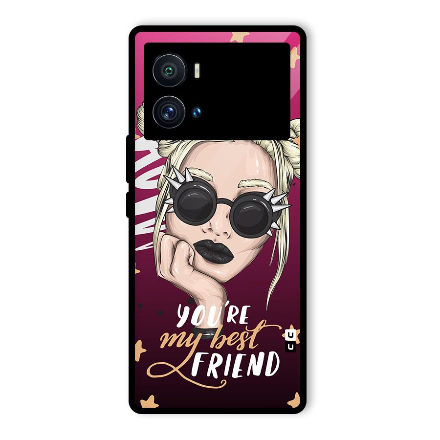 You My Best Friend Glass Back Case for Vivo iQOO 9 Pro