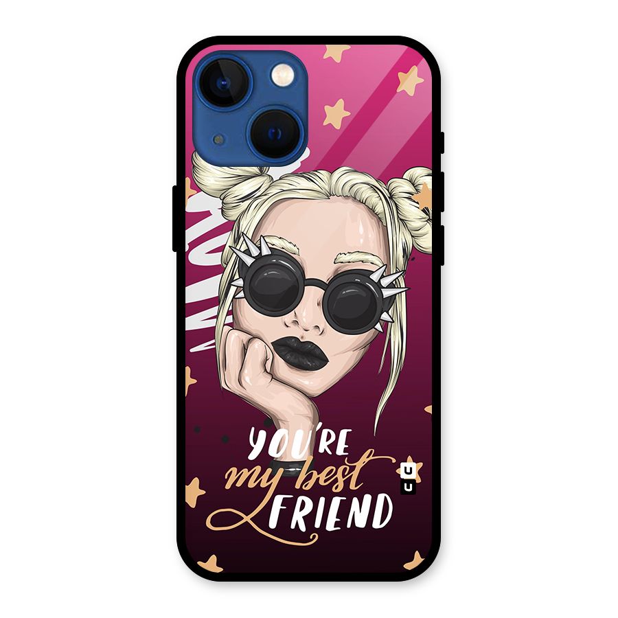 You My Best Friend Glass Back Case for iPhone 13 Mini