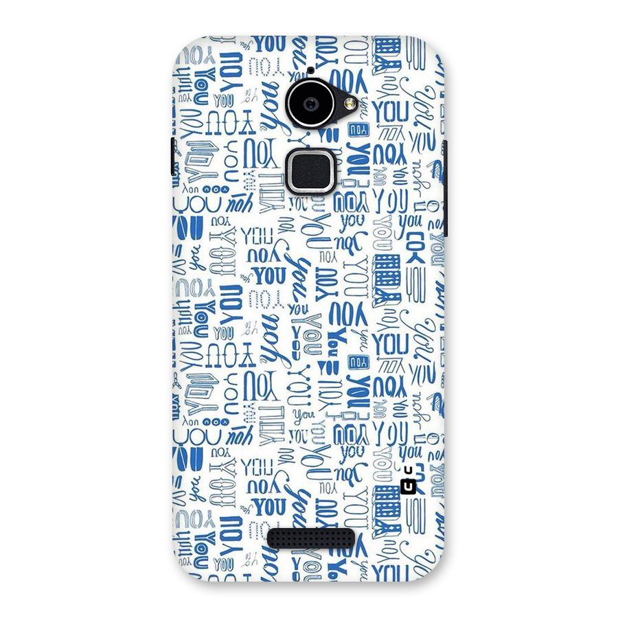 You Pattern Back Case for Coolpad Note 3 Lite