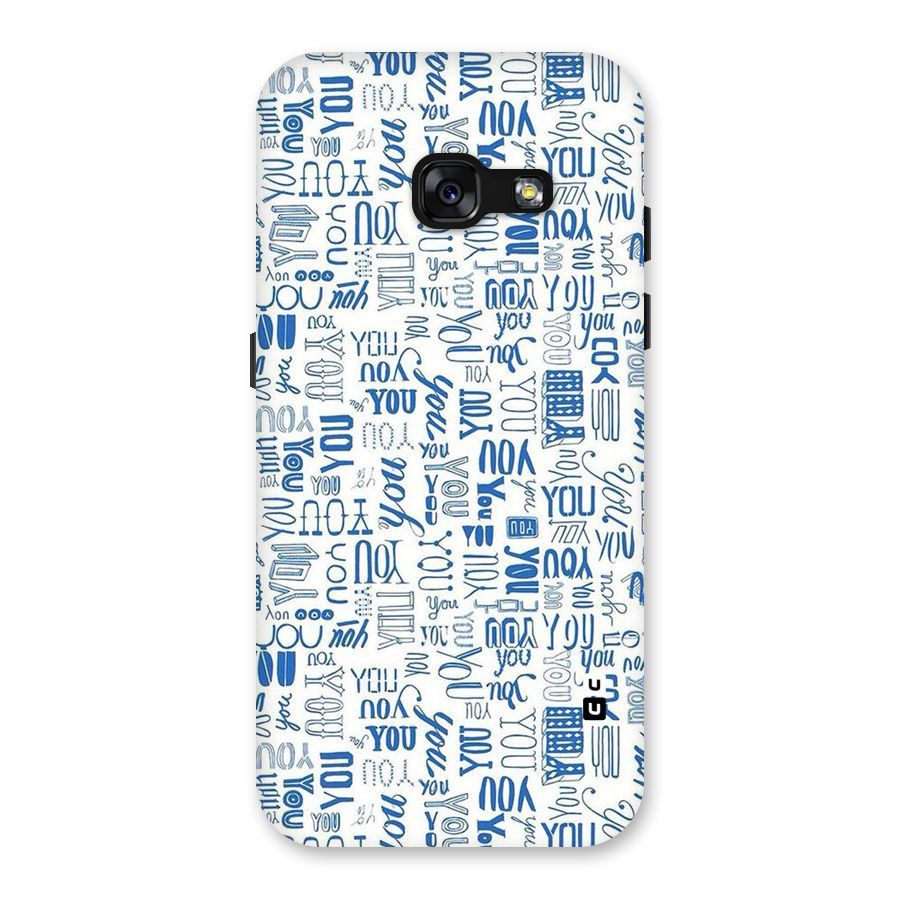 You Pattern Back Case for Galaxy A3 (2017)