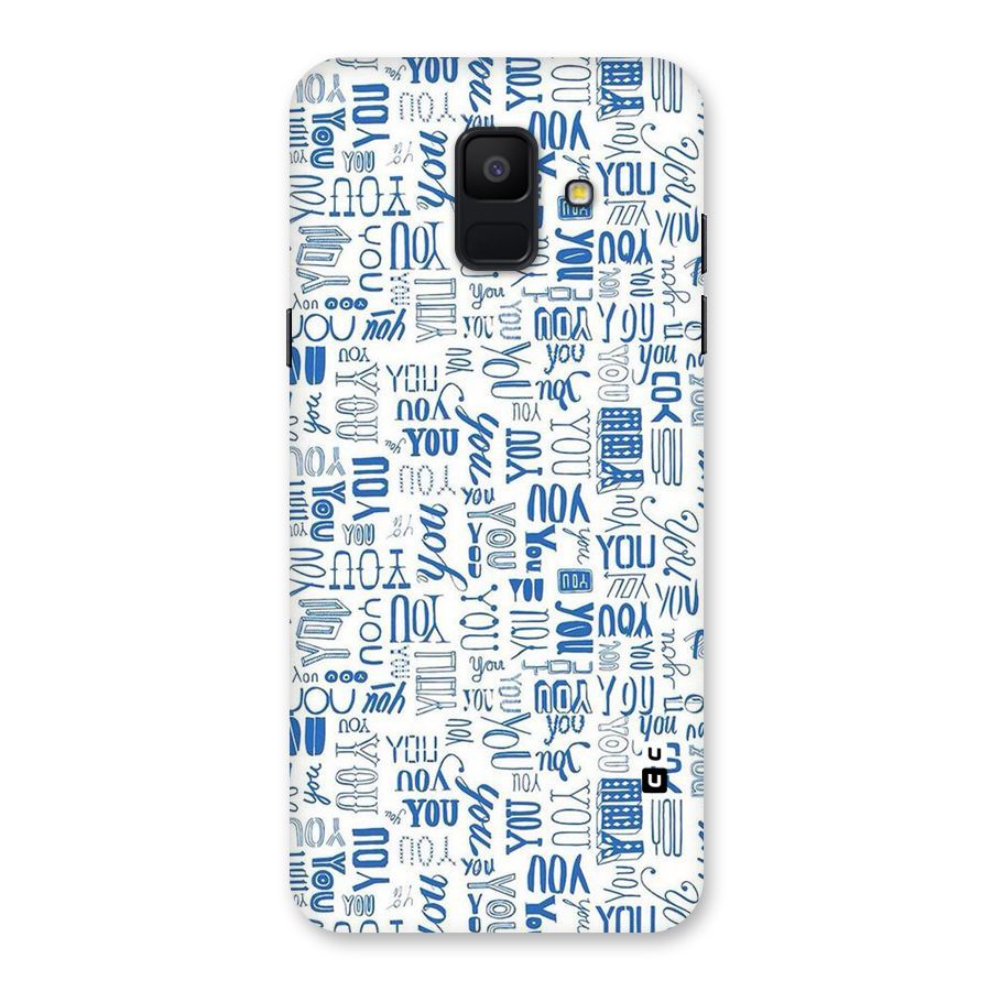 You Pattern Back Case for Galaxy A6 (2018)
