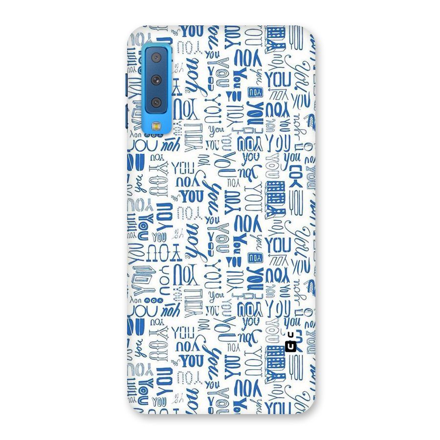 You Pattern Back Case for Galaxy A7 (2018)