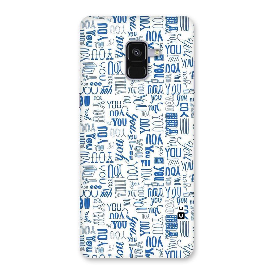 You Pattern Back Case for Galaxy A8 Plus