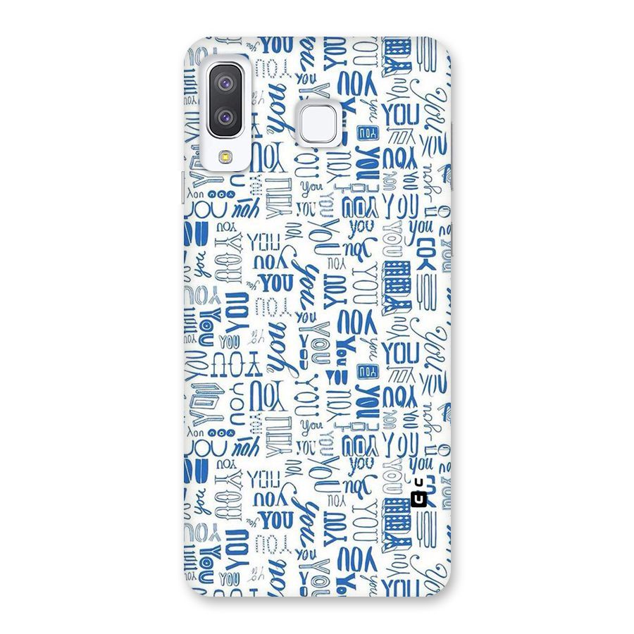 You Pattern Back Case for Galaxy A8 Star