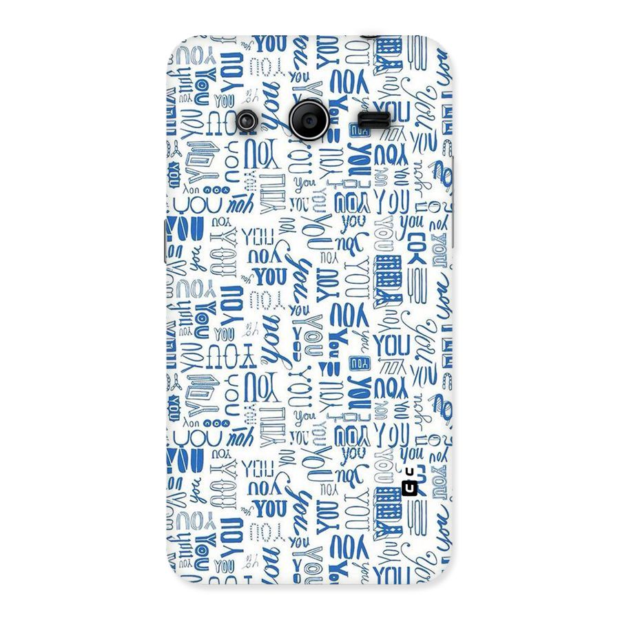 You Pattern Back Case for Galaxy Core 2