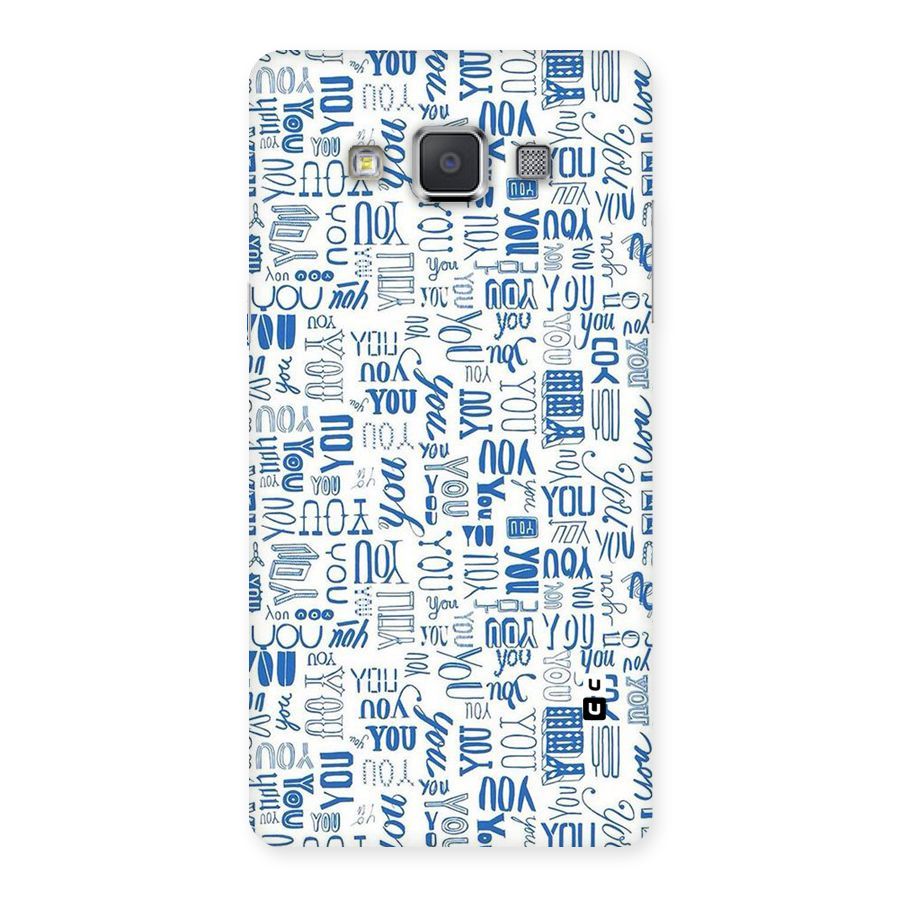 You Pattern Back Case for Galaxy Grand 3