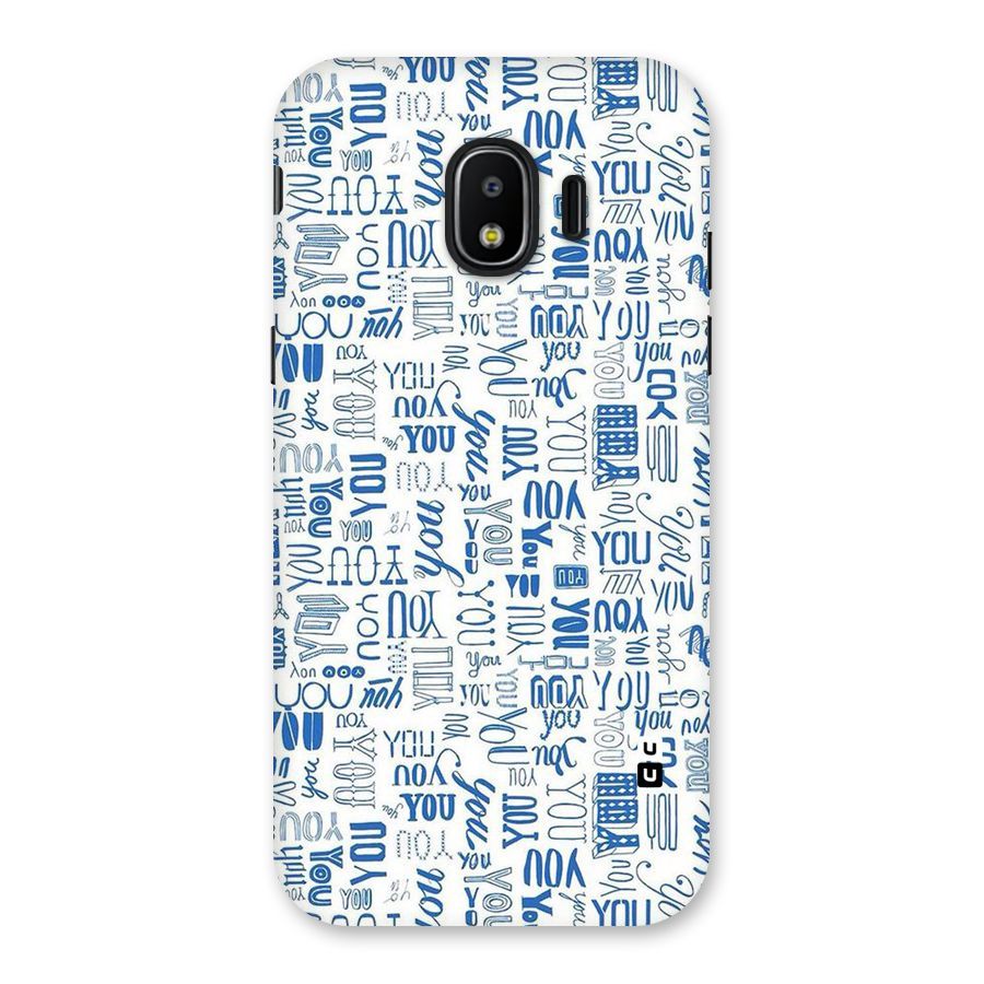 You Pattern Back Case for Galaxy J2 Pro 2018