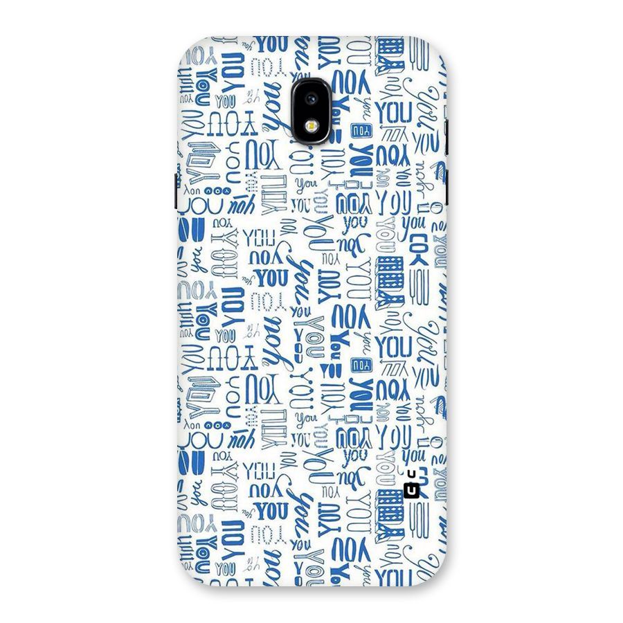 You Pattern Back Case for Galaxy J7 Pro