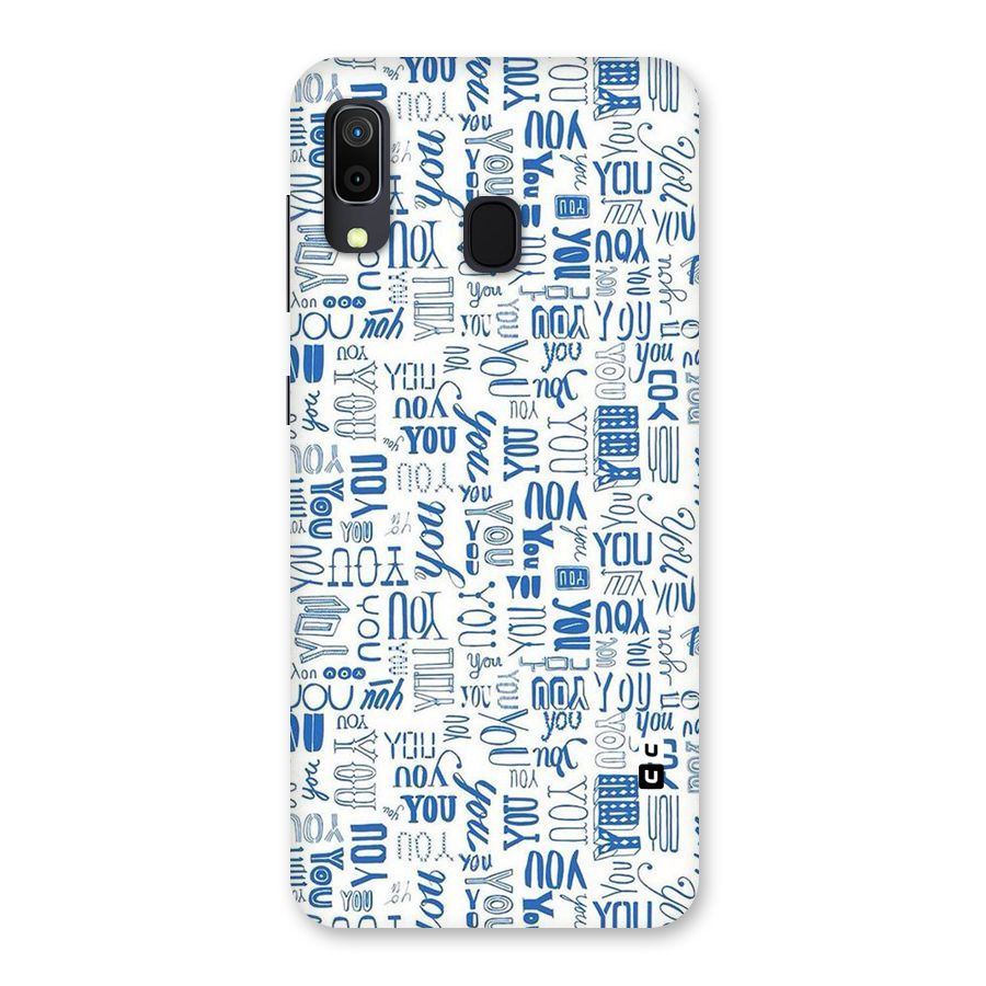 You Pattern Back Case for Galaxy M10s