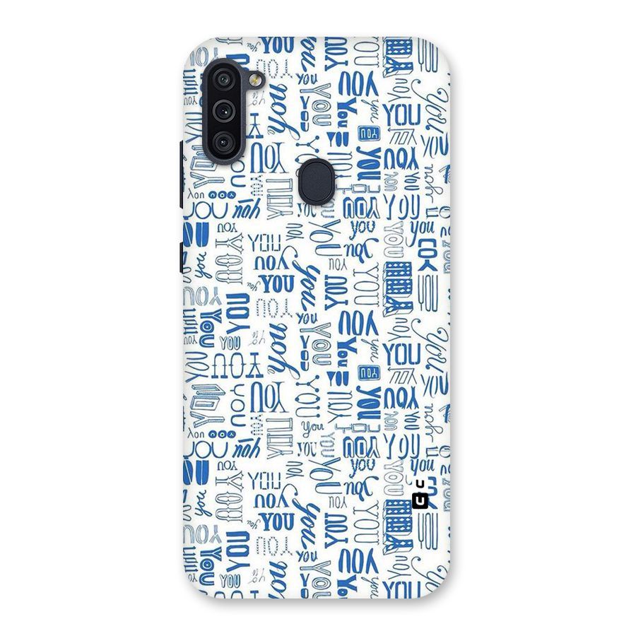 You Pattern Back Case for Galaxy M11