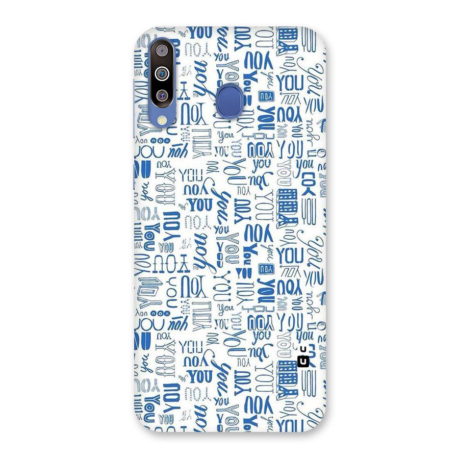 You Pattern Back Case for Galaxy M30