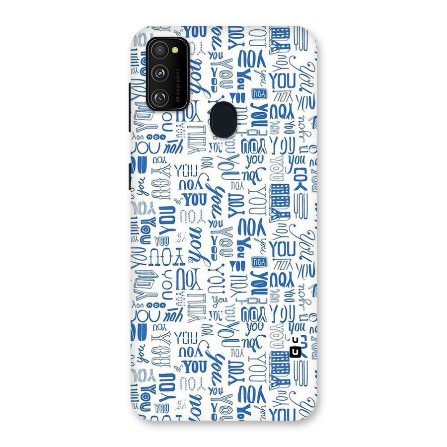 You Pattern Back Case for Galaxy M30s