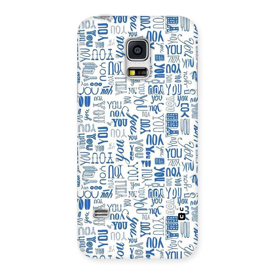 You Pattern Back Case for Galaxy S5 Mini