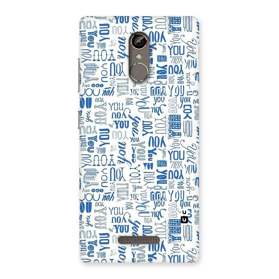 You Pattern Back Case for Gionee S6s