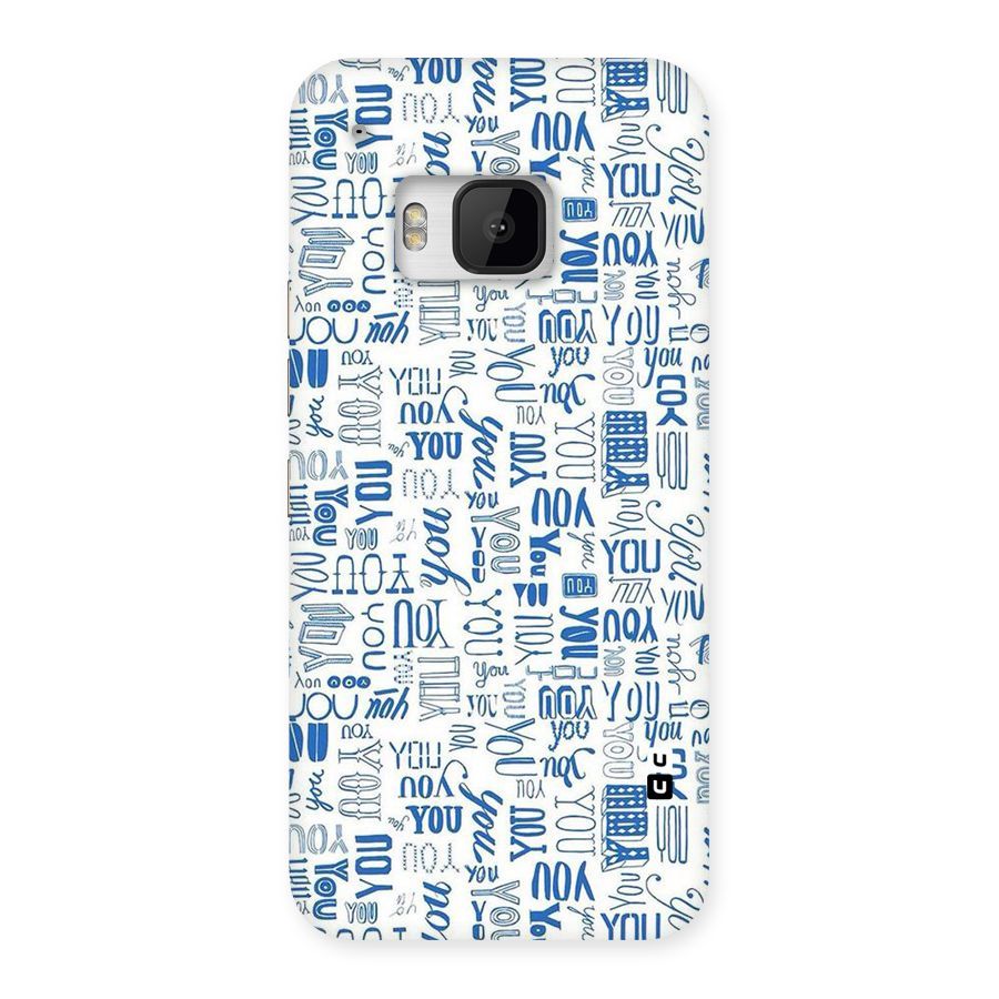 You Pattern Back Case for HTC One M9