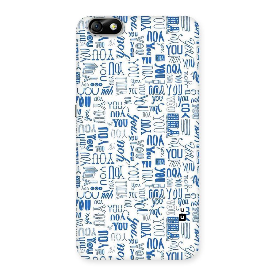 You Pattern Back Case for Honor 4X
