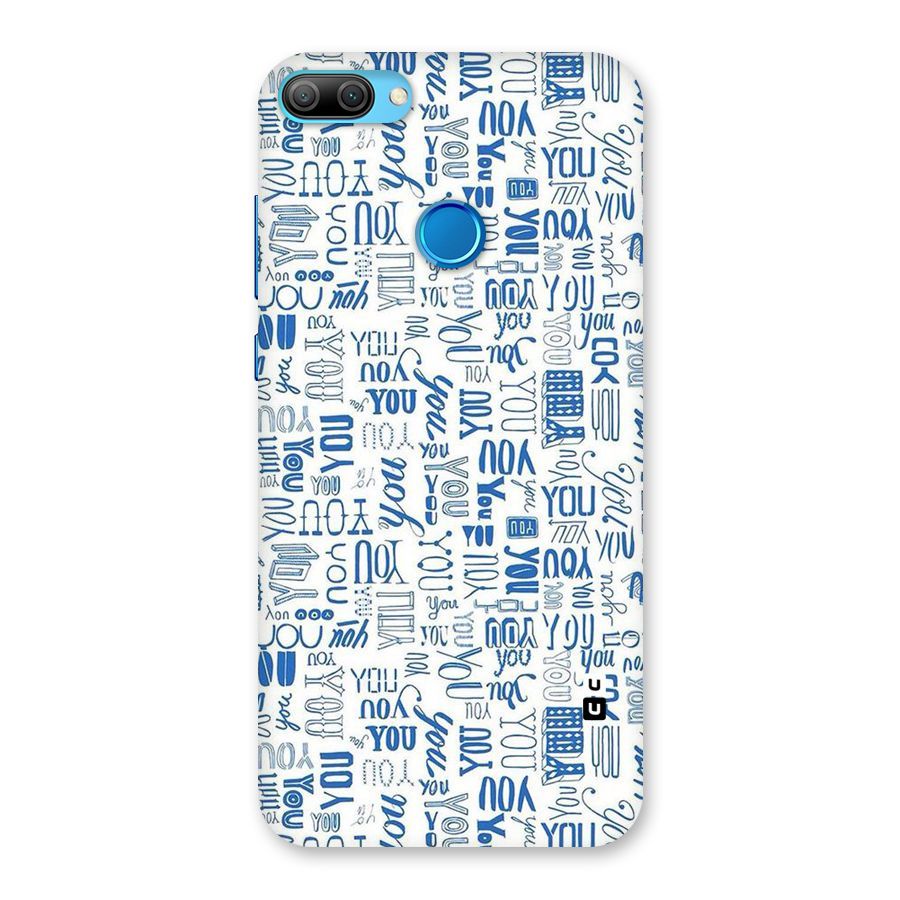 You Pattern Back Case for Honor 9N