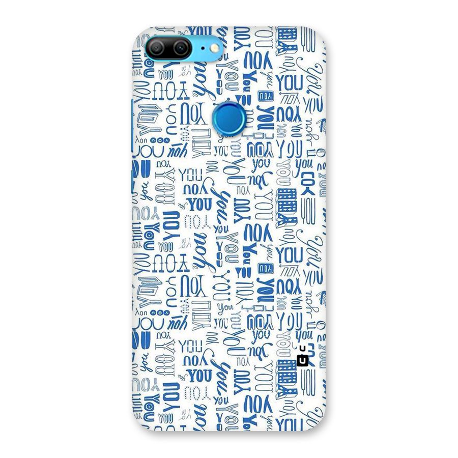 You Pattern Back Case for Honor 9 Lite