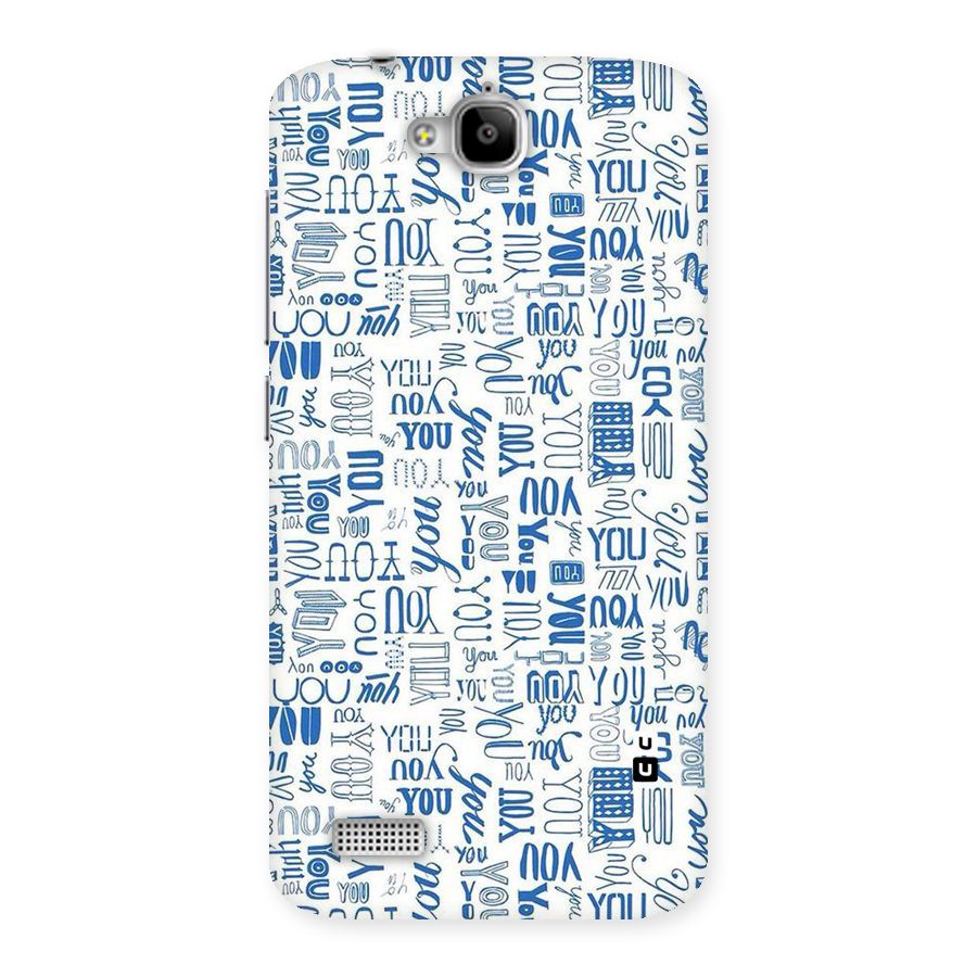 You Pattern Back Case for Honor Holly