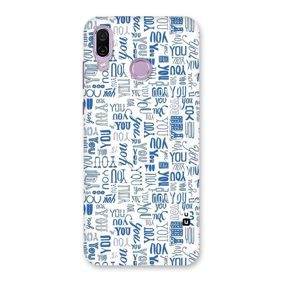 You Pattern Back Case for Honor Play