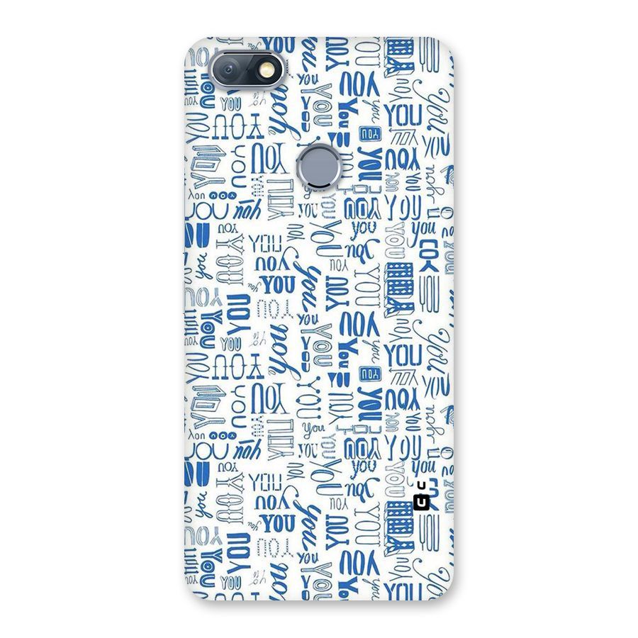 You Pattern Back Case for Infinix Note 5