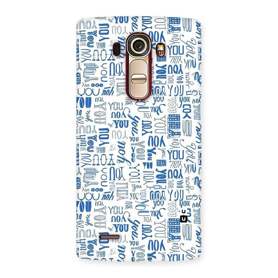 You Pattern Back Case for LG G4