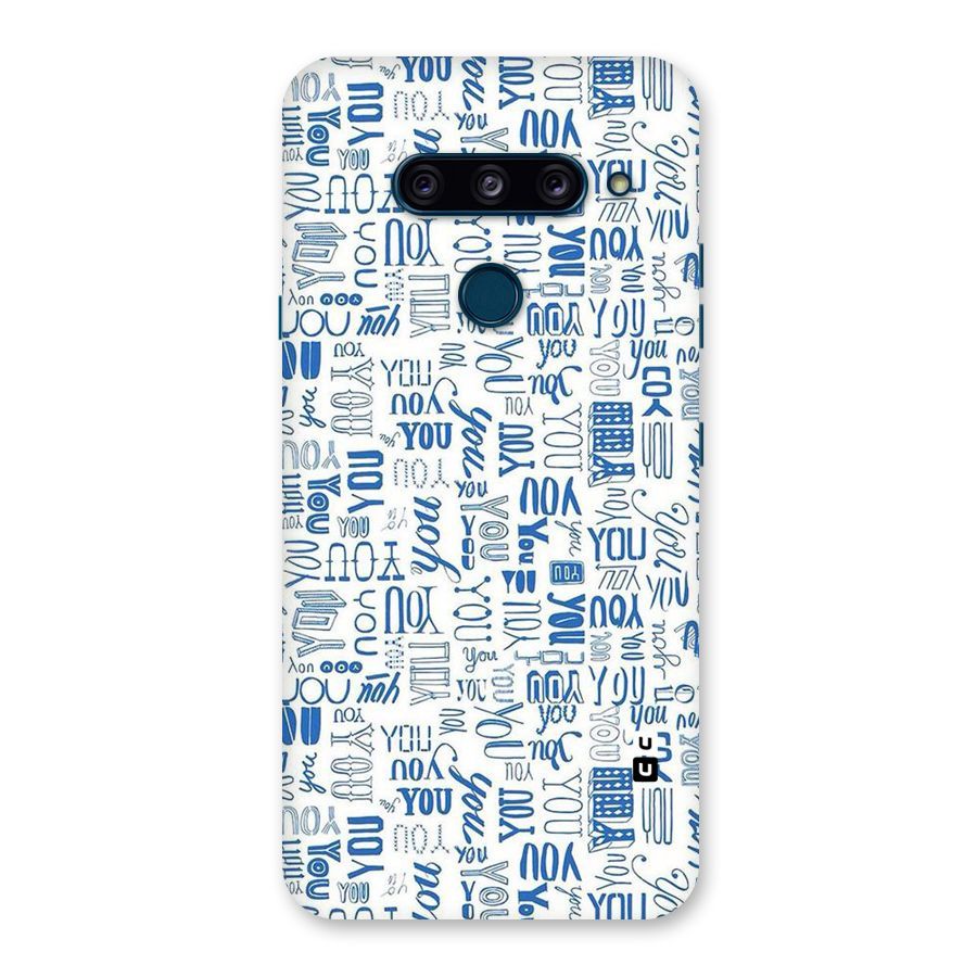 You Pattern Back Case for LG  V40 ThinQ