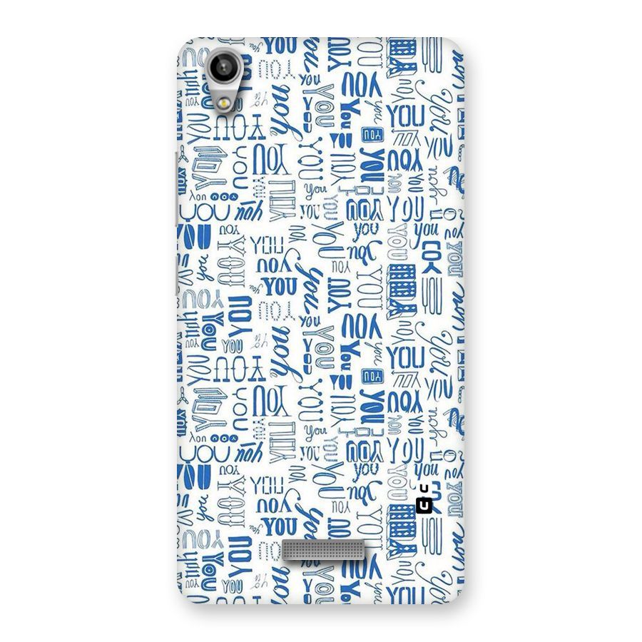 You Pattern Back Case for Lava-Pixel-V1