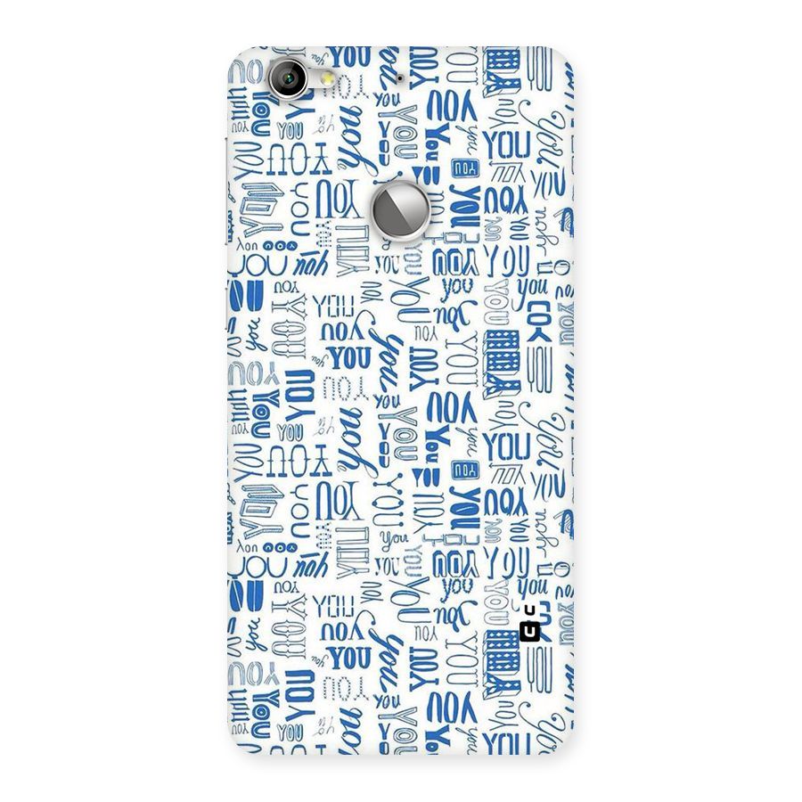 You Pattern Back Case for LeTV Le 1s