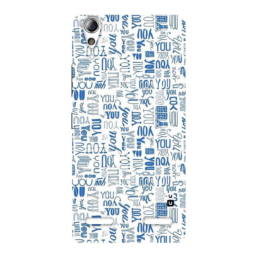 You Pattern Back Case for Lenovo A6000